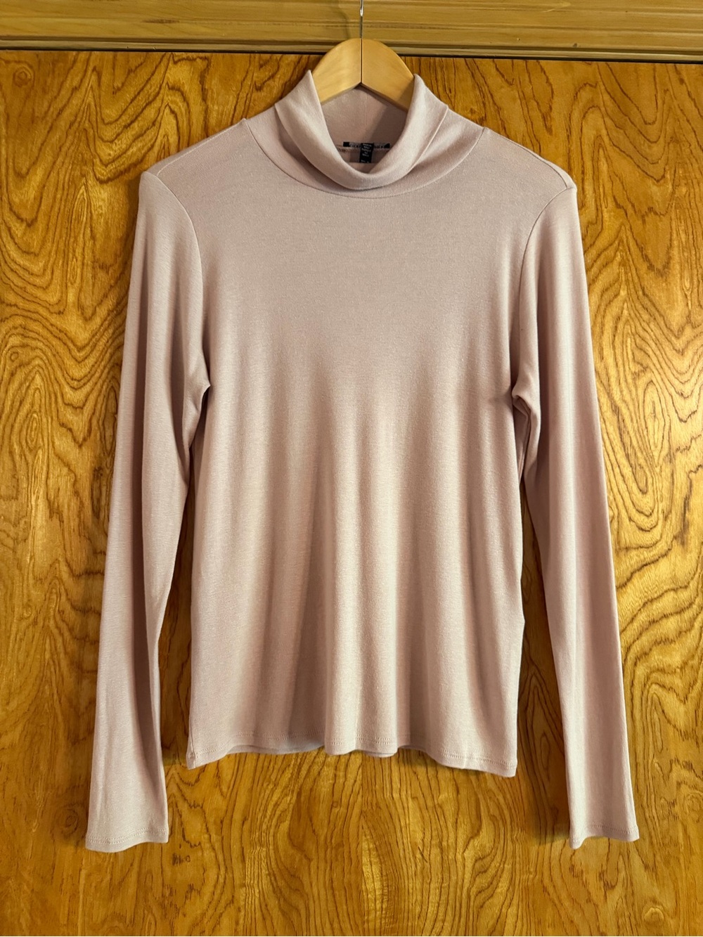 Eileen Fisher Blush Long Sleeve Mock Neck Top